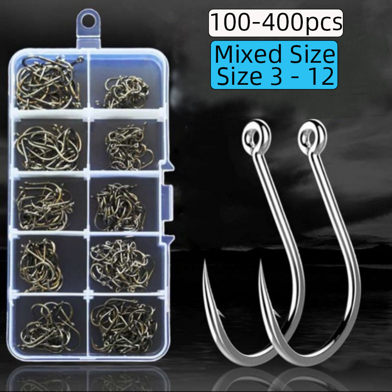 Fishing Hook Circle - 100-400 adet/kutu 3 # -12 #