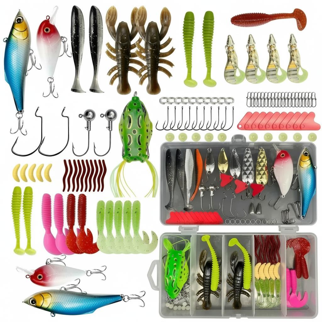 Fishing Hook Box - 133 Parça Premium Balıkçılık Malzemeleri Kutusu