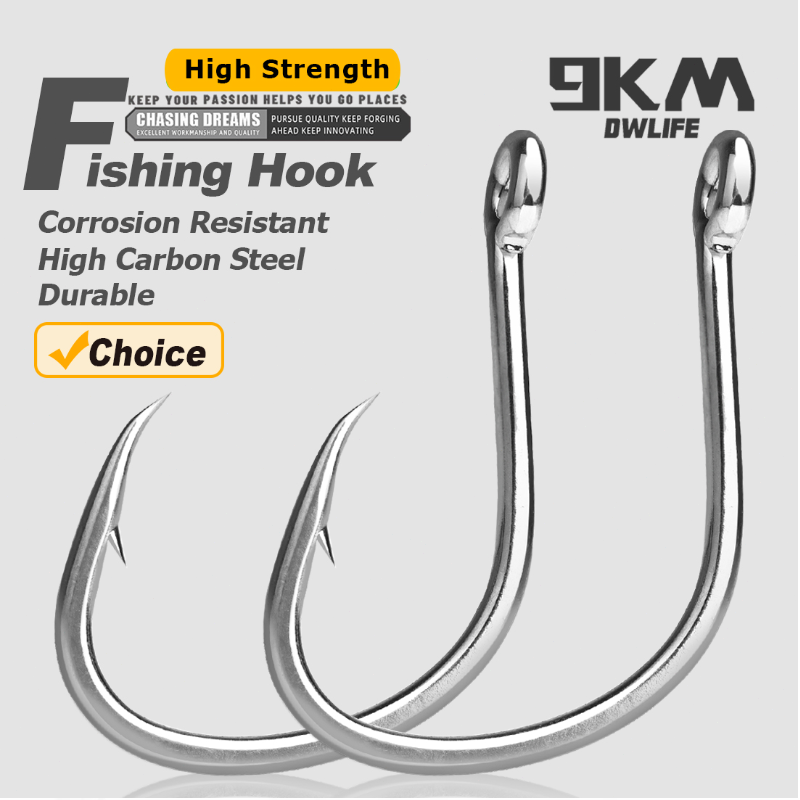 Fishing Hook Barbless - 9KM balıkçılık kancaları tuzlu su canlı