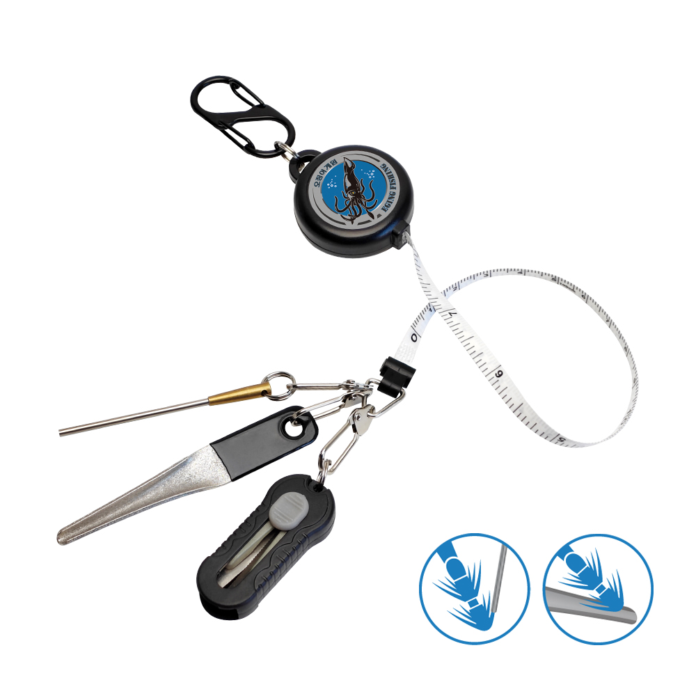 Fishing Hook Sharpener - 4in1 Eging Balıkçılık Seti Retraktör 100