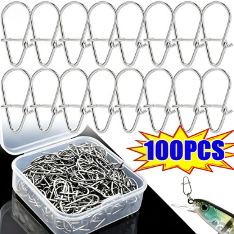Fishing Hook Stainless Steel - 100 adet paslanmaz çelik balıkçılık çırpıda