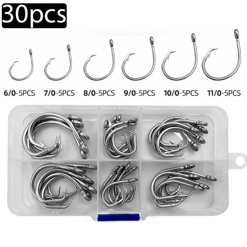 30 adet/kutu Balıkçılık Kancal - Fishing Hook Circle incelemesi ve fiyatı