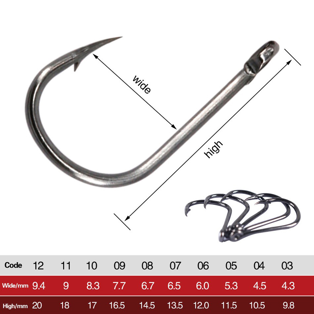 100-400 adet/kutu 3 # -12 #    - Fishing Hook Circle incelemesi ve fiyatı