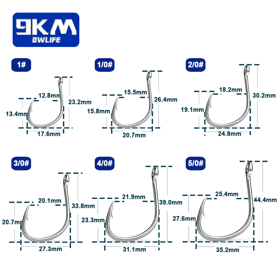 9KM balıkçılık kancaları tuzlu - Fishing Hook Barbless incelemesi ve fiyatı